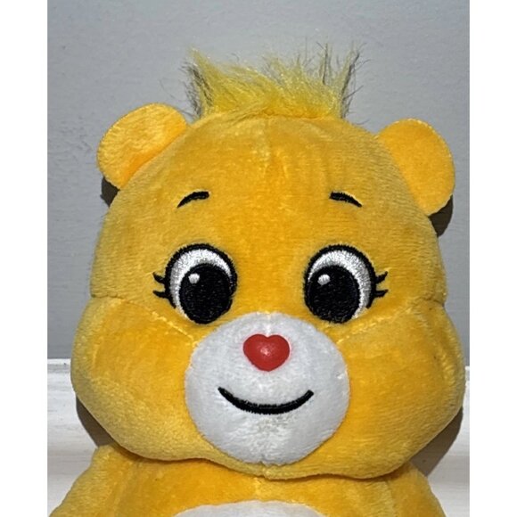 Care Bears Laugh A Lot Bear Basic Fun 2021 Plush Stuffed Animal Smiling Sunshine - Picture 3 of 8